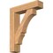 Ekena Millwork Balboa Block Smooth Bracket w/ Offset Brace, Western Red Cedar, 7 1/2"W x 32"D x 40"H BKT0806X32X40BOA05SWR - alternate 1